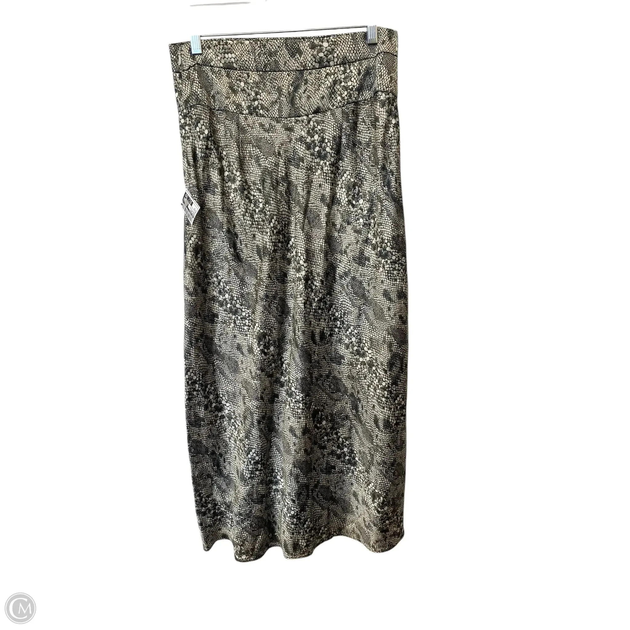 Skirt Maxi By Free People In Snakeskin Print, Size: 8
