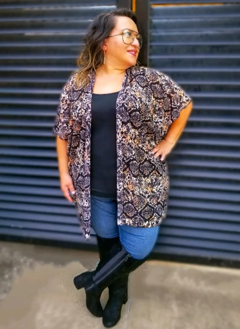 Snakeskin/Reptile Kimono