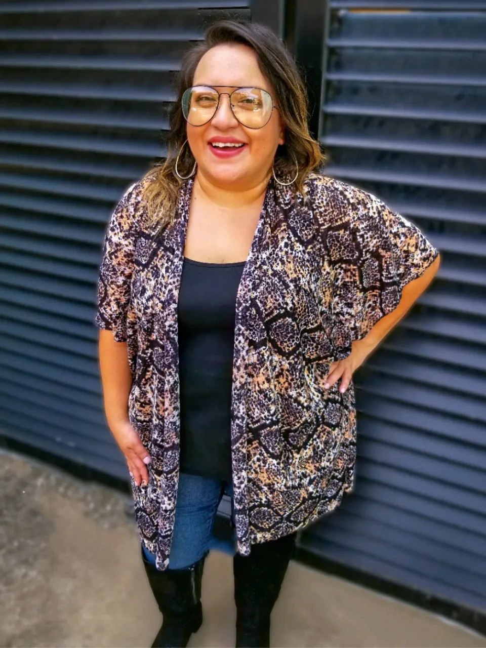 Snakeskin/Reptile Kimono