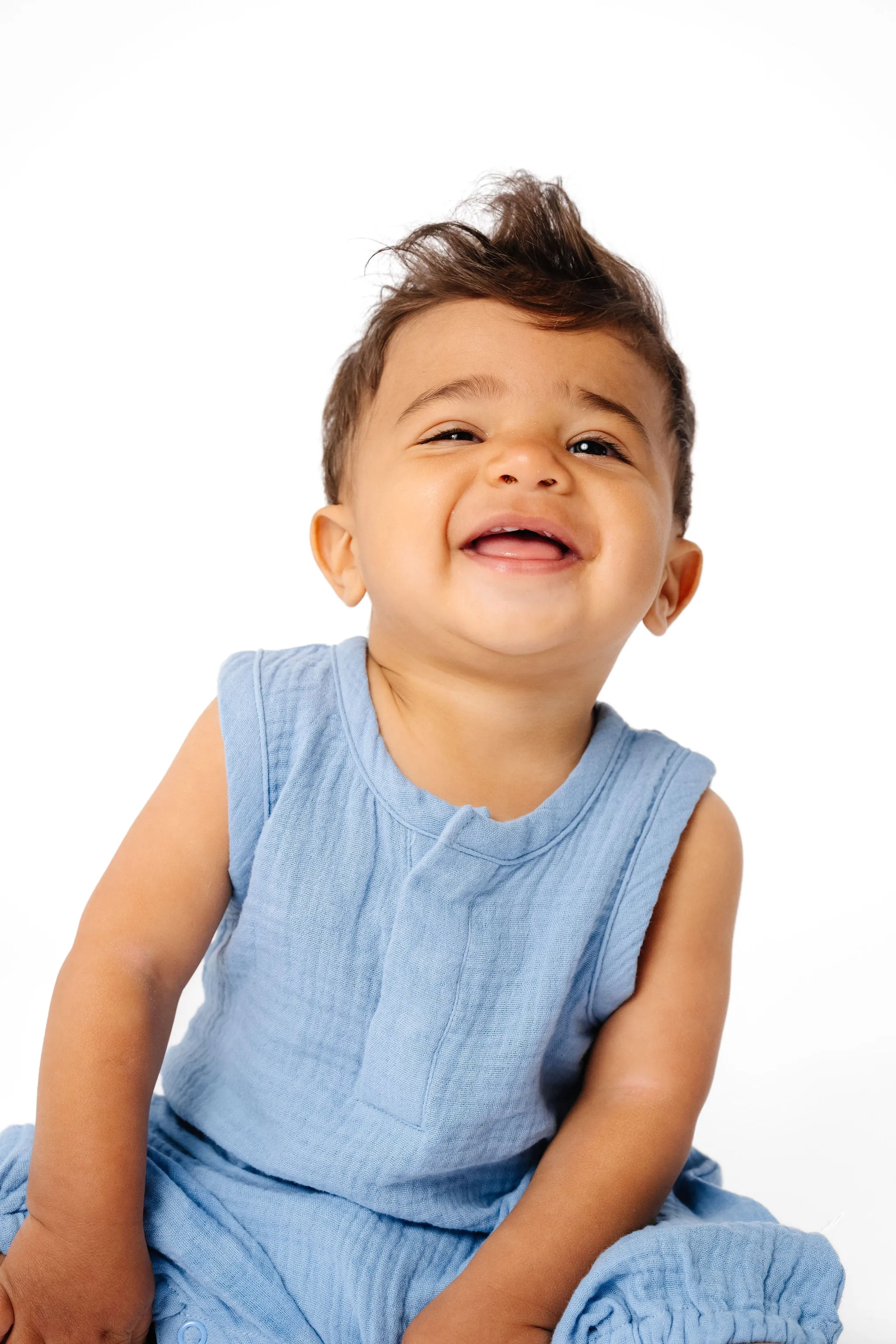 Snap Romper - Robin