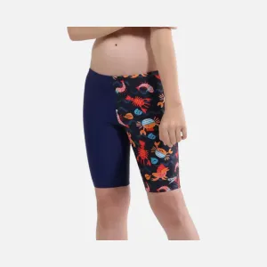 Speedo Swimwear All Over Printed Junior Boy Jammer - Harmony/Pure Blue/White