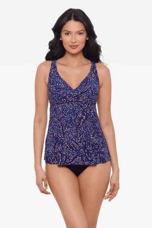 Sportlight Ayla In Plum Multi - Miracle Suit