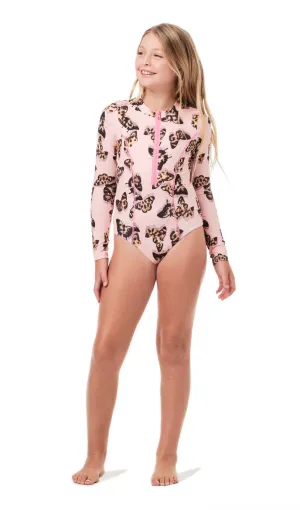 Submarine- Leo Butterfly Pink Scuba Doo