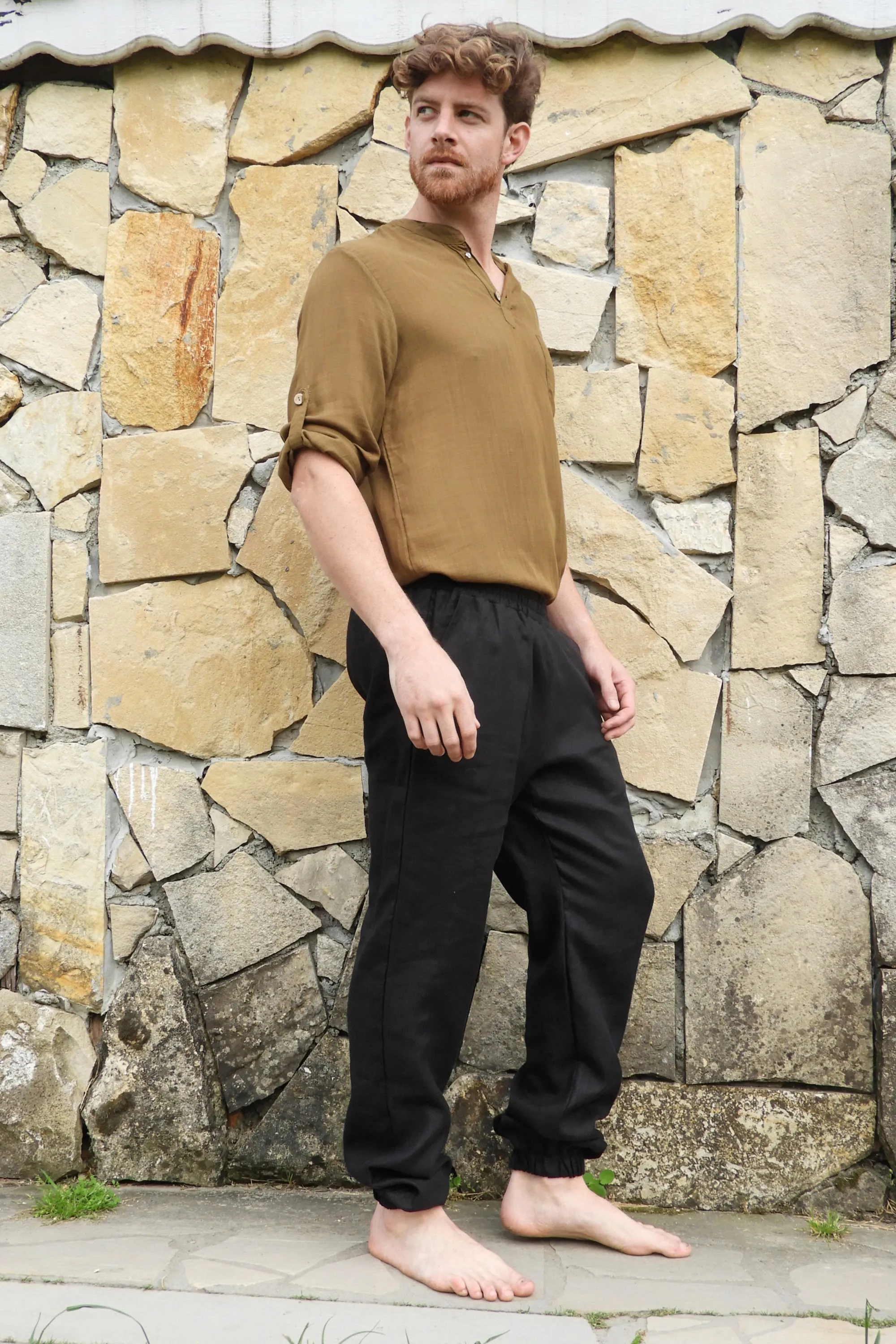 SUN Linen Jogger Pants