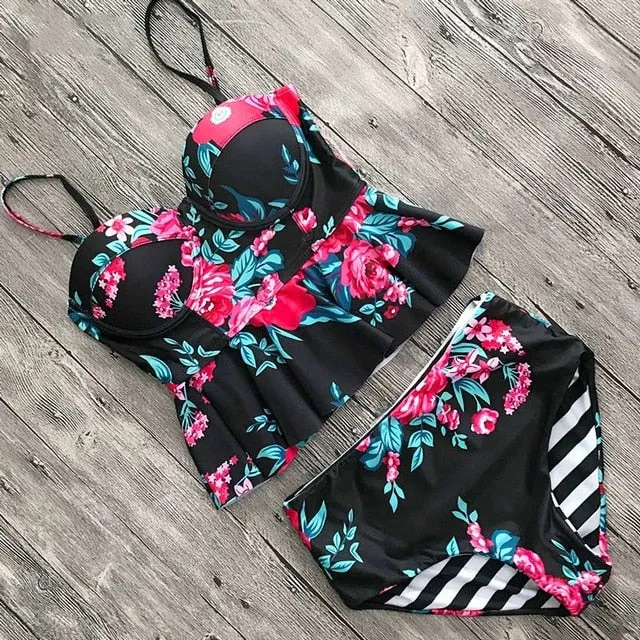 Super Cute Fruit Two Piece Tankini