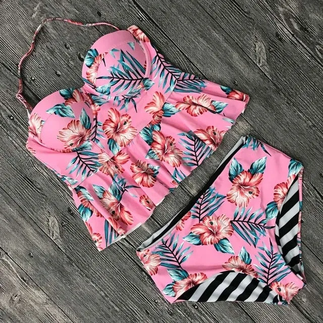 Super Cute Fruit Two Piece Tankini