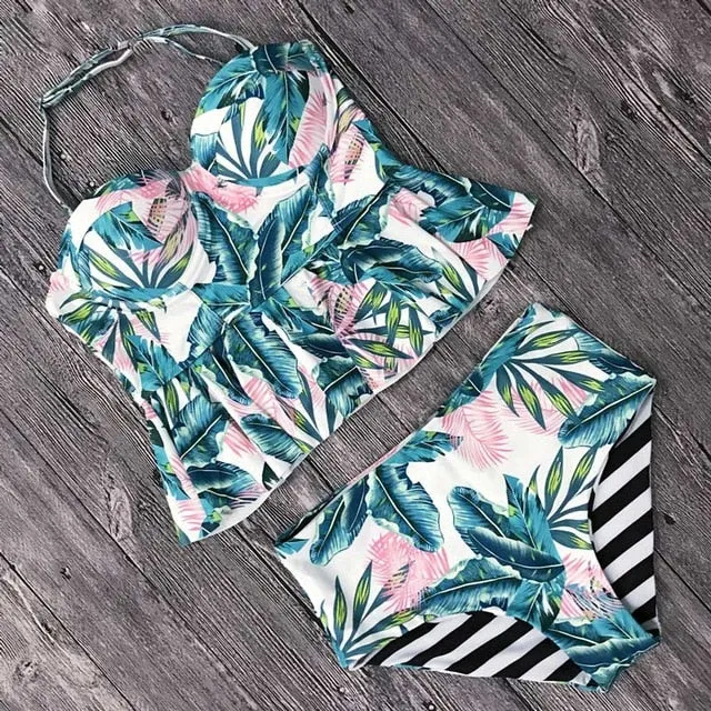 Super Cute Fruit Two Piece Tankini