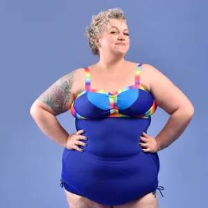 Swim Flexi-Size Tankini - Blue Rainbow