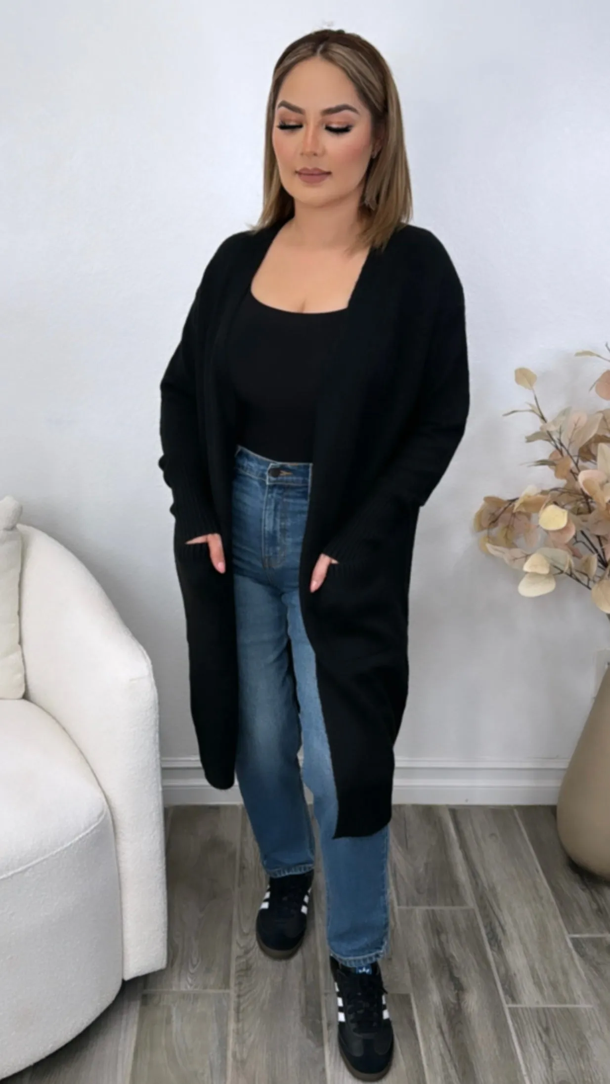 TATUM BLACK CARDIGAN