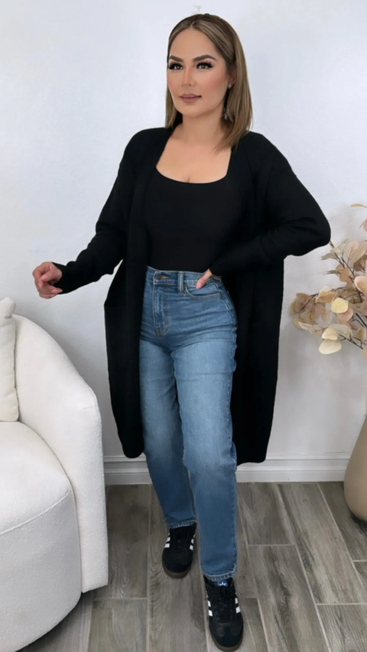 TATUM BLACK CARDIGAN