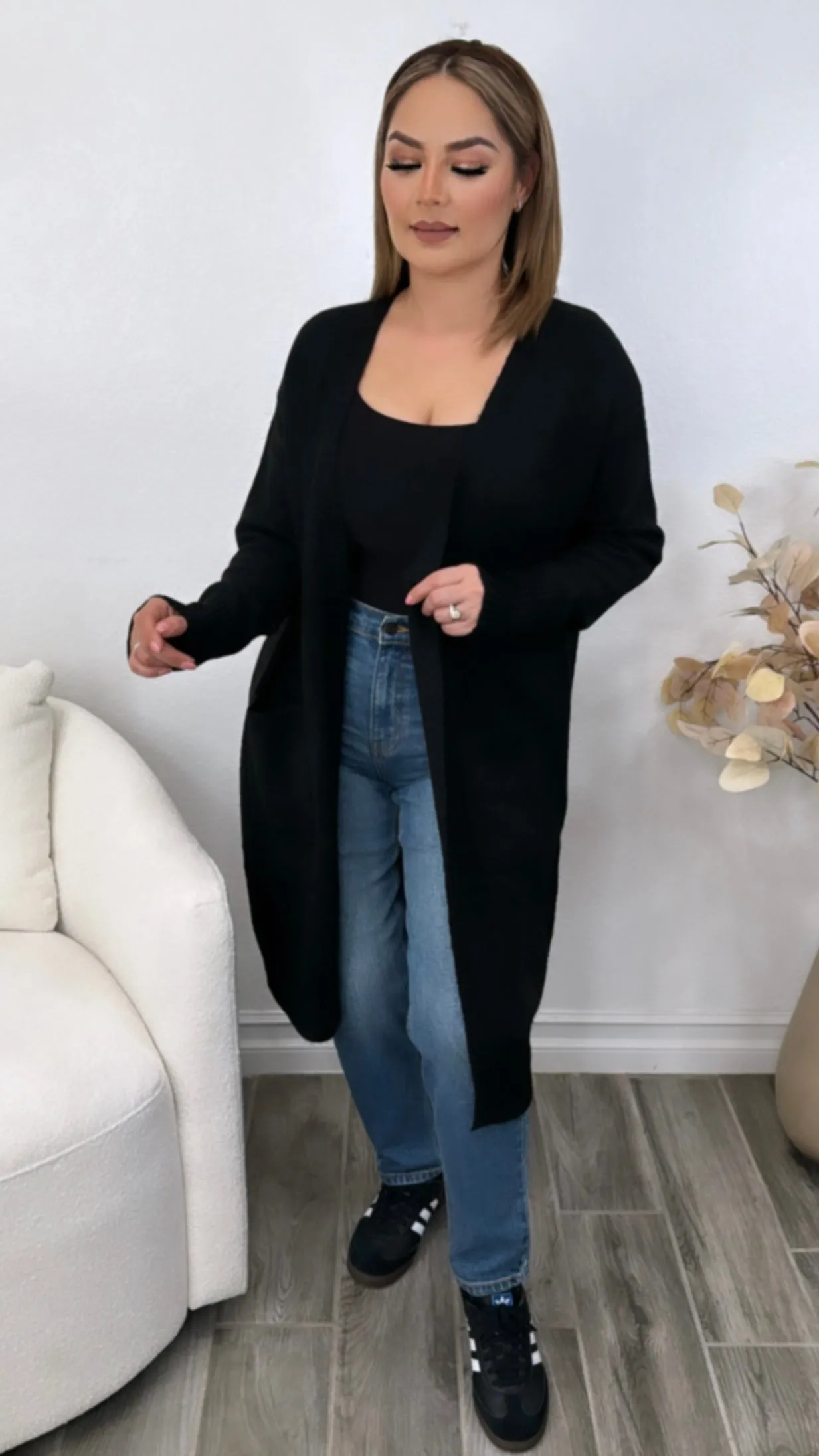 TATUM BLACK CARDIGAN