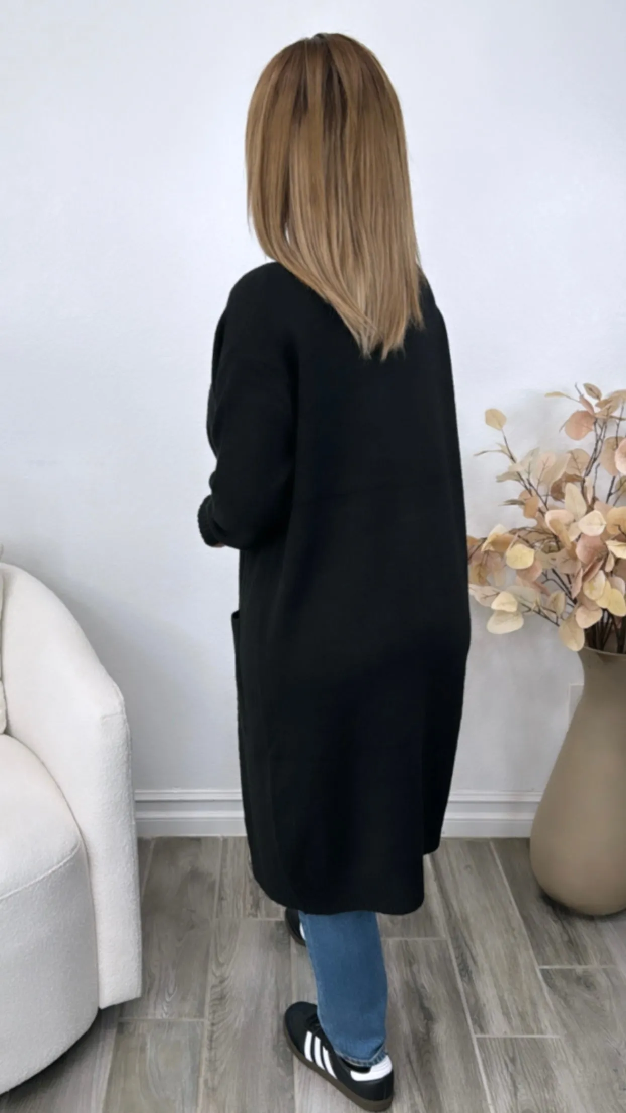 TATUM BLACK CARDIGAN