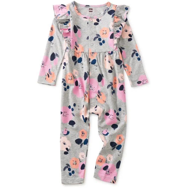 Tea Floral Ruffle Romper