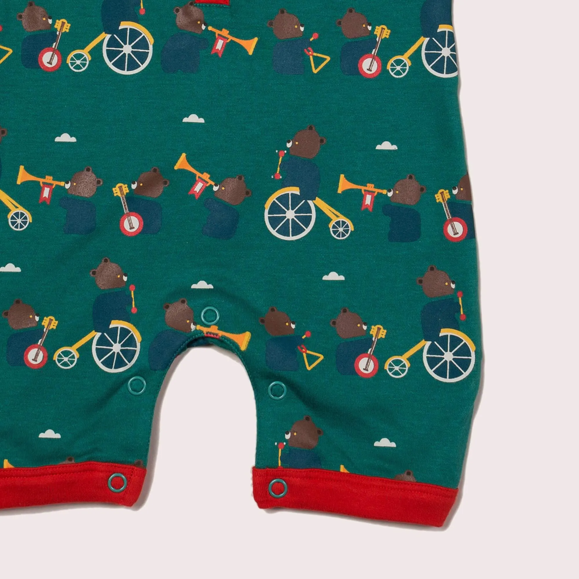 The Bear Jamboree Organic Shortie Romper