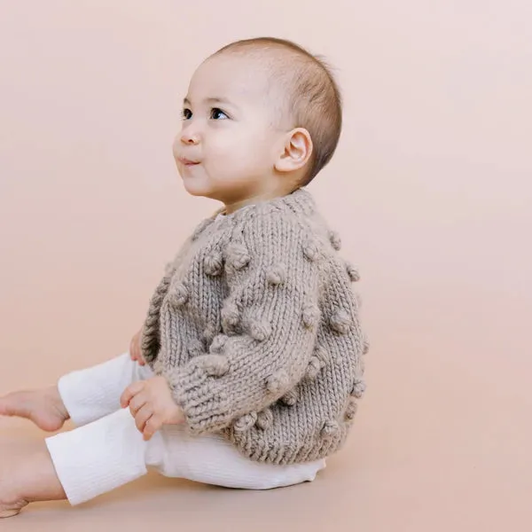 The Blueberry Hill - Popcorn Cardigan - Flax