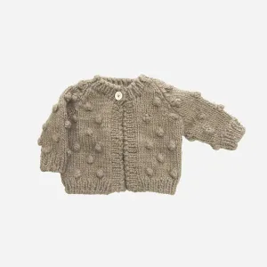 The Blueberry Hill - Popcorn Cardigan - Flax