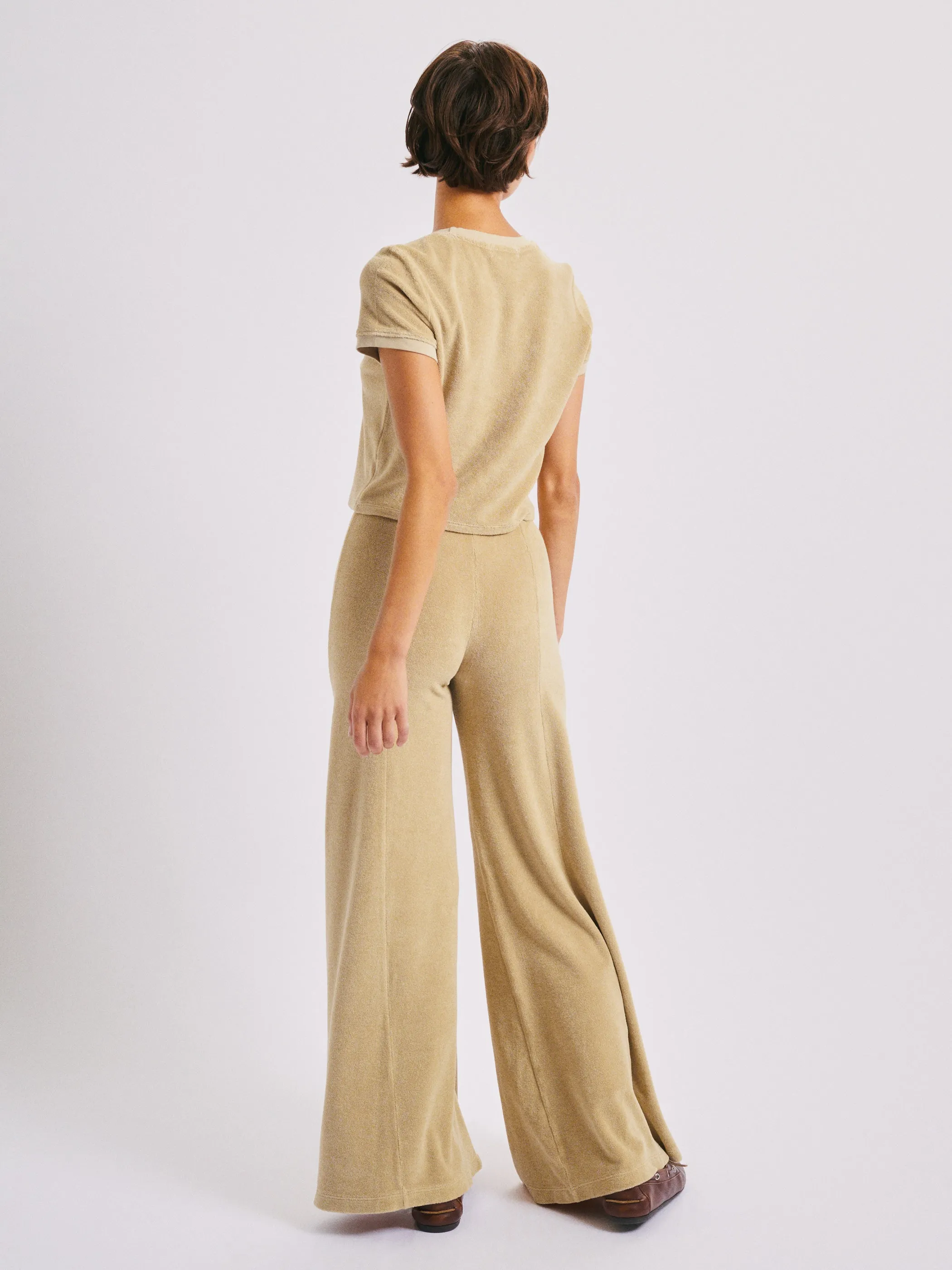 The Megalo Palazzo Pants in Terry