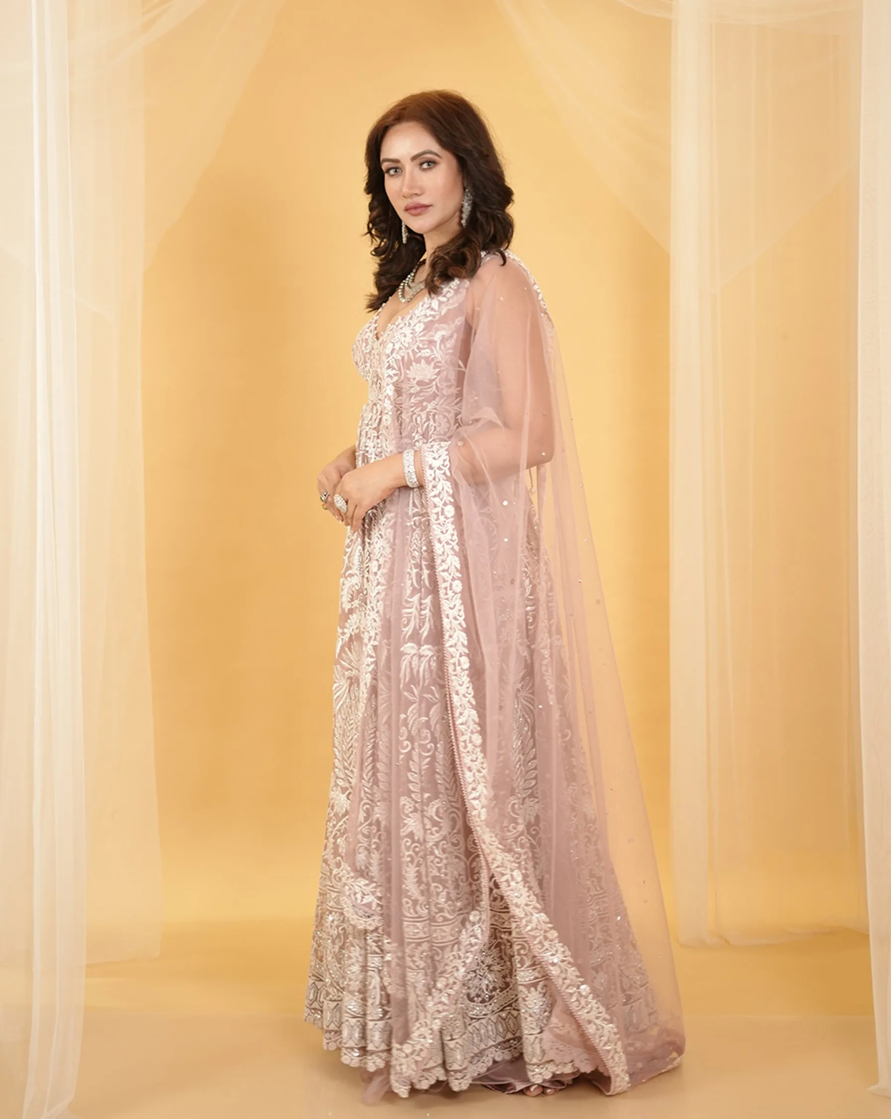The Pink Mughal Anarkali