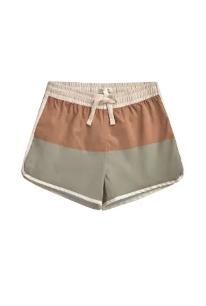 The Swim Trunk by Rylee   Cru - Colour Block - BABY