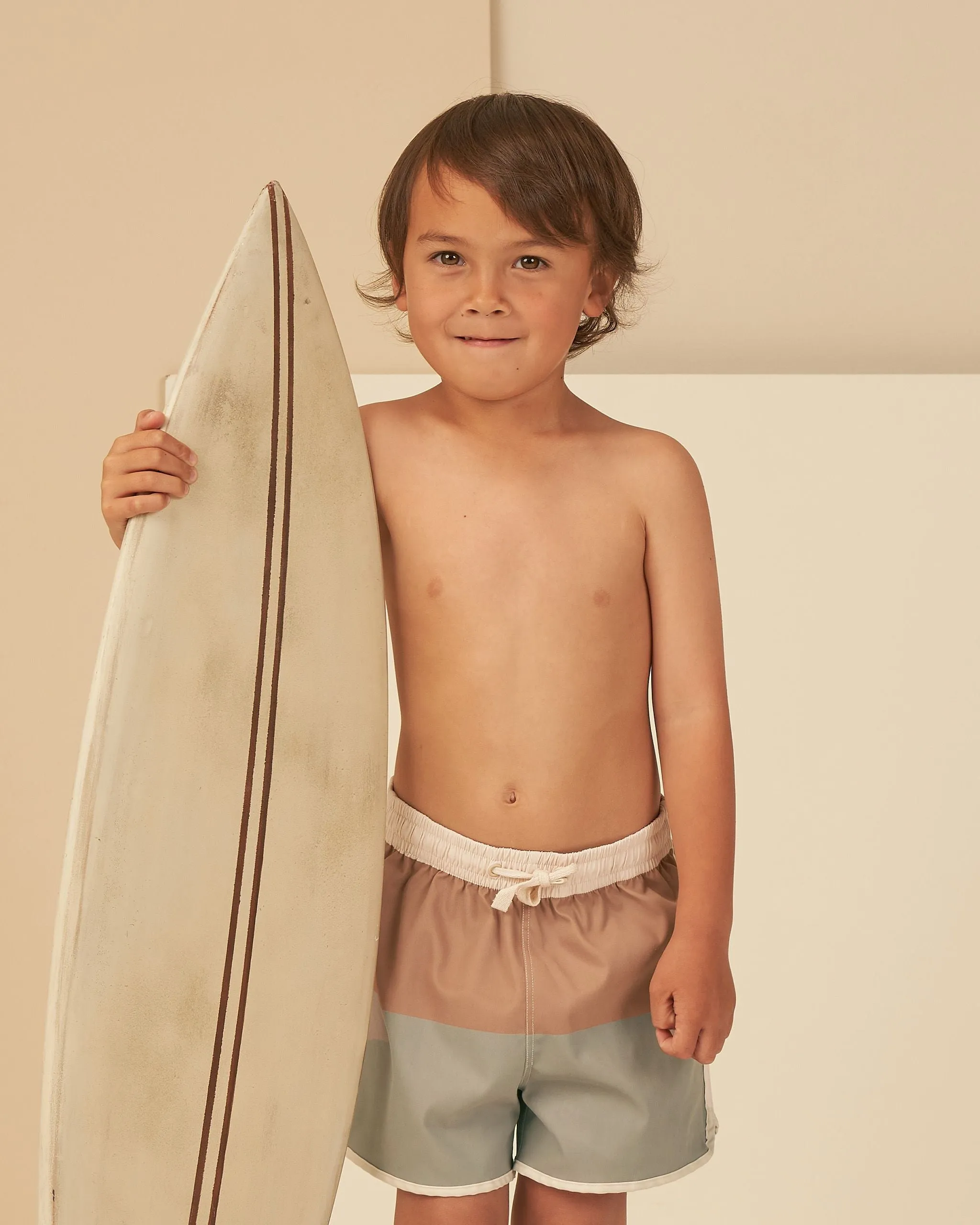 The Swim Trunk by Rylee   Cru - Colour Block - BABY