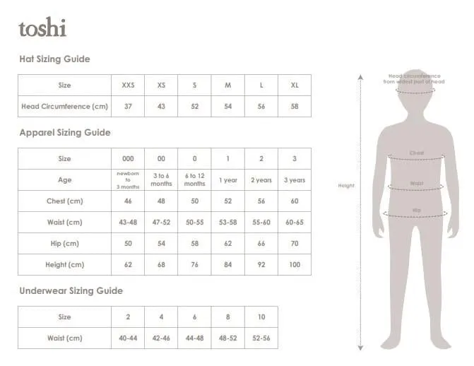 TOSHI SWIM ONESIE CELESTE