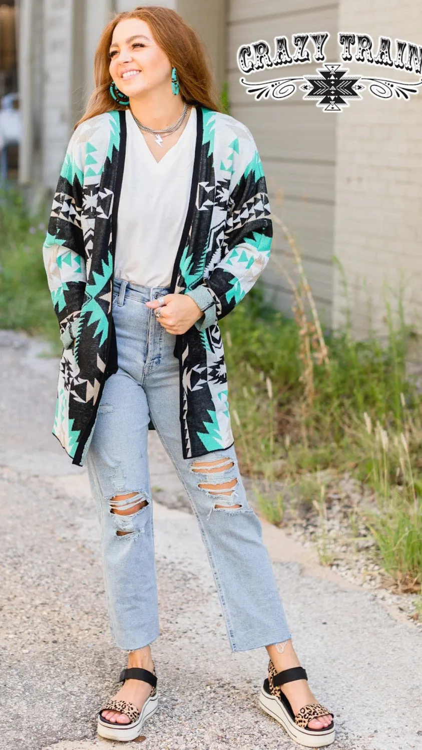 TRAIN STATION CARDIGAN