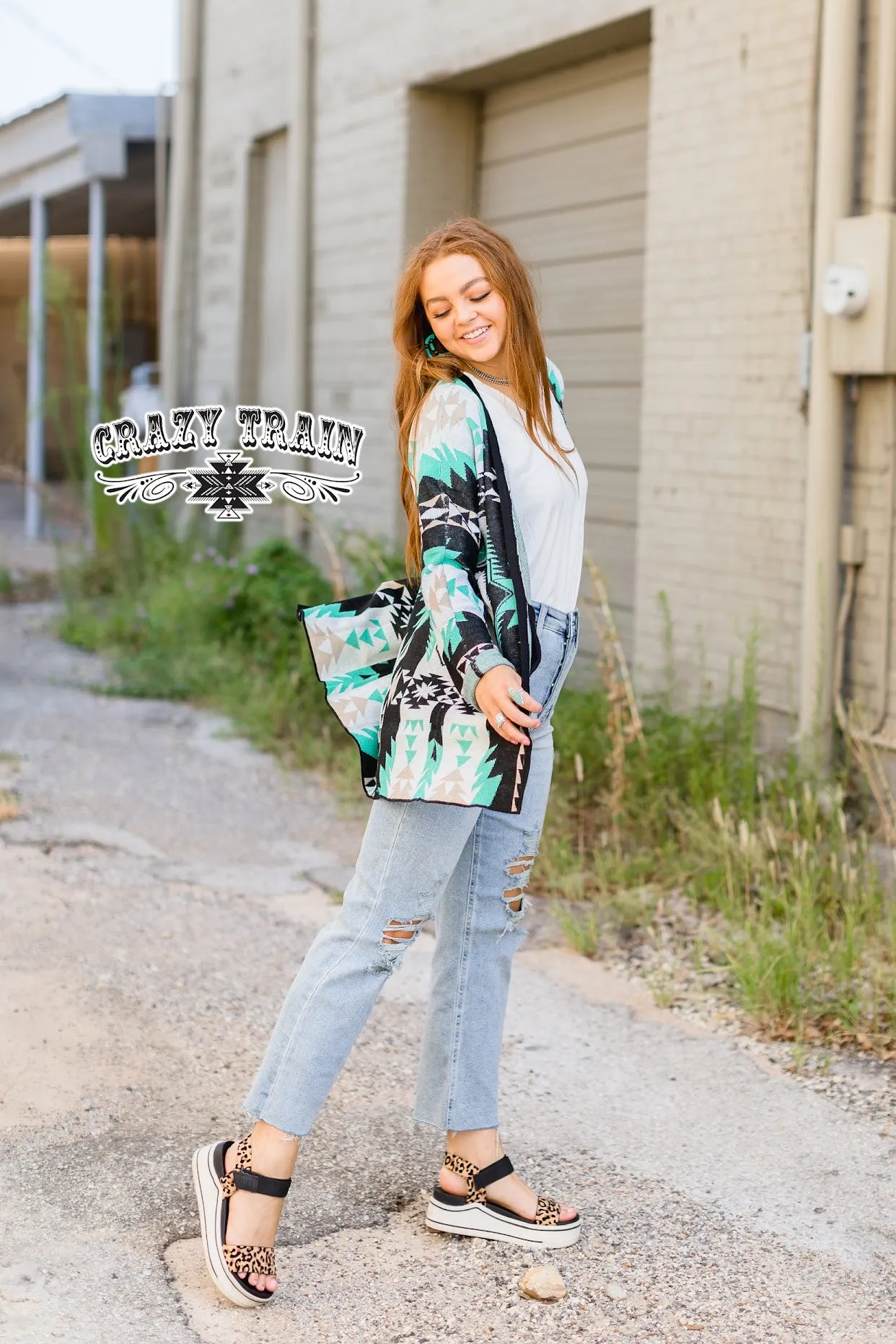 TRAIN STATION CARDIGAN