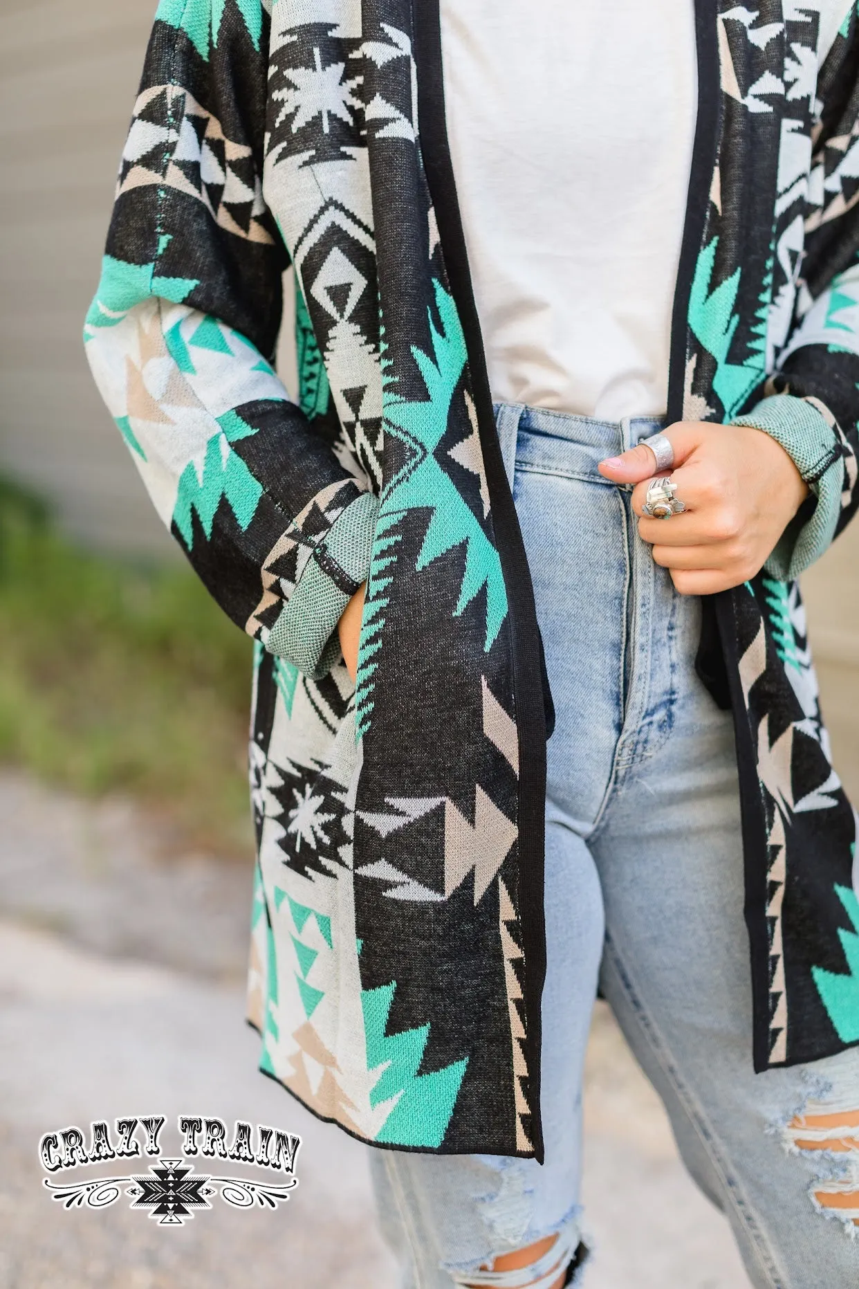 TRAIN STATION CARDIGAN