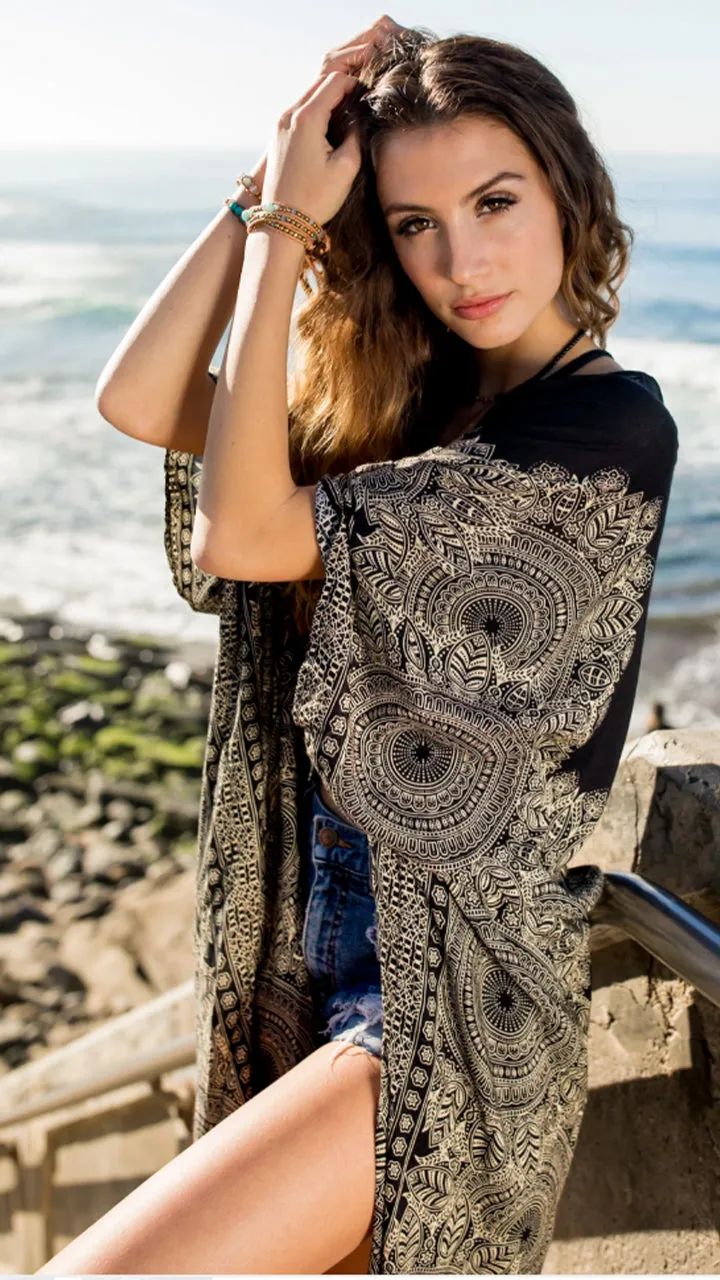 Tribal Mandala Kimono