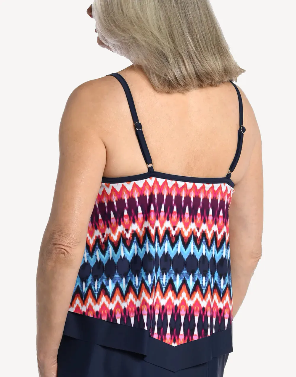 Tribal Times Flutter Tankini Top