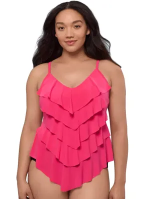 Trimshaper Rachel Ruffle Tankini