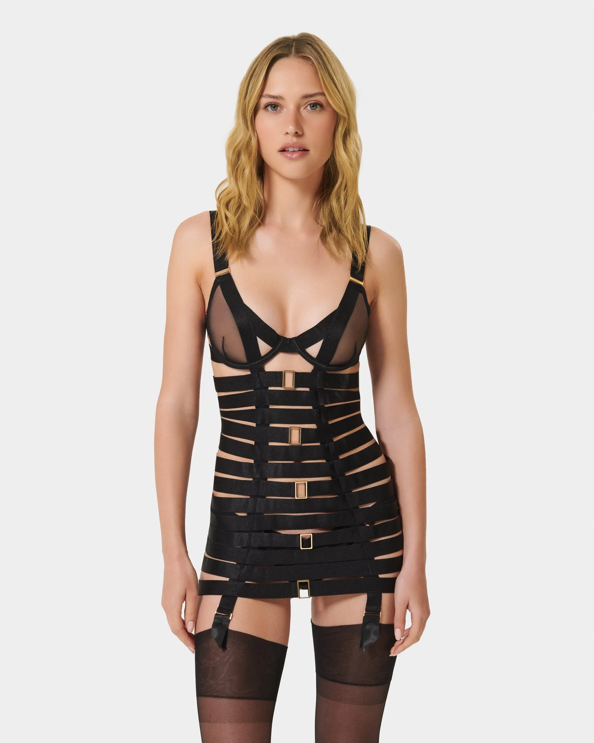 Trinity Longline Wired Basque Black