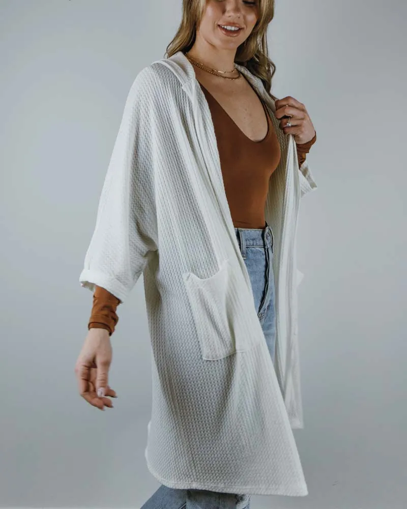 Waffle Me Alone Cardigan