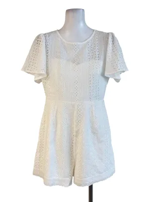 White Lace Romper