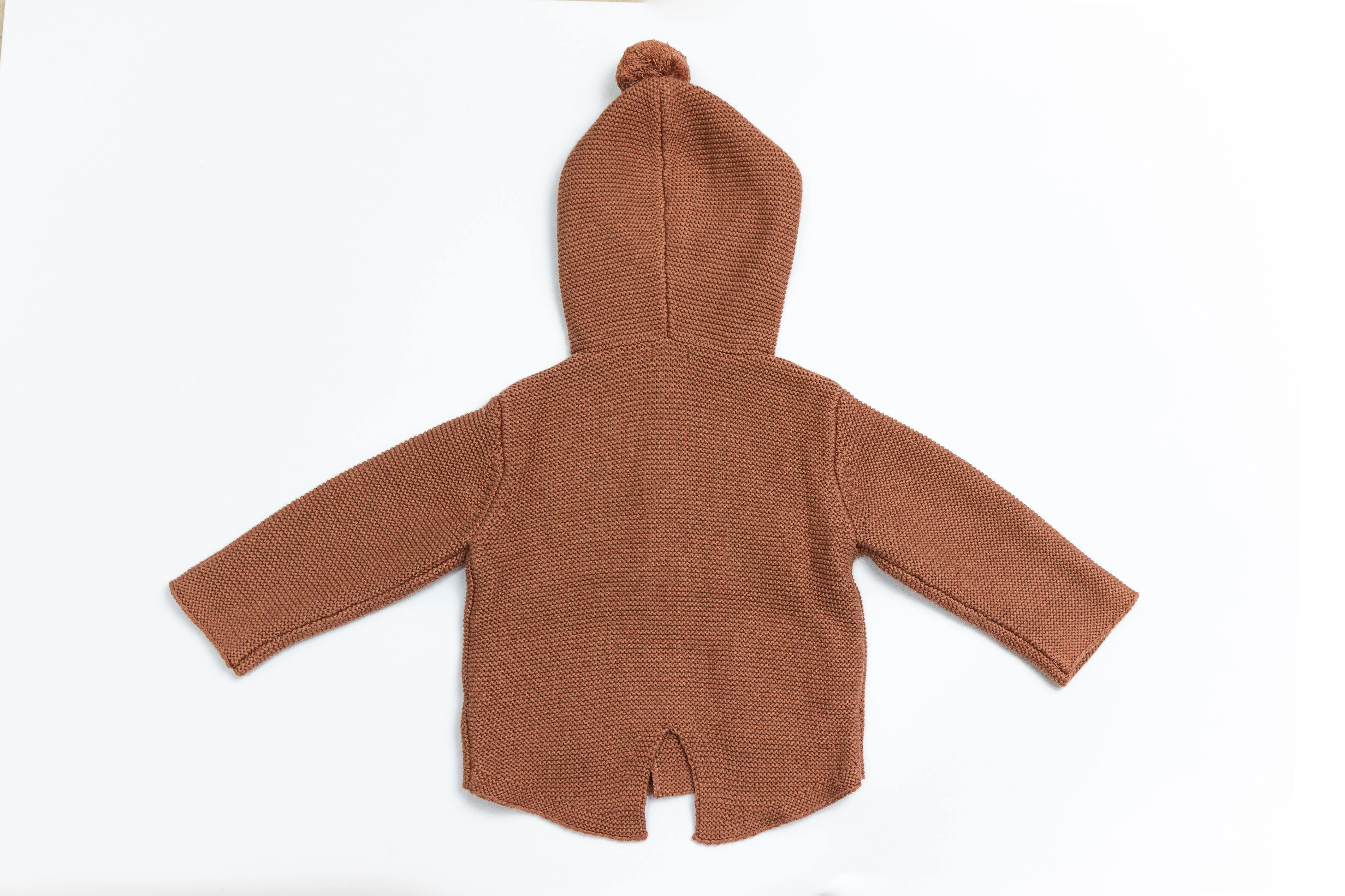 Winter mauve knit cardigan by Ra & Da