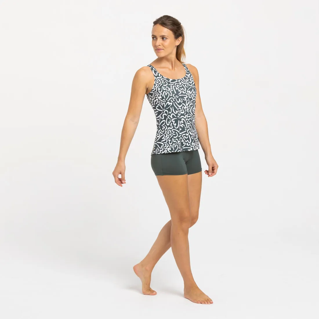 Women’s 1-piece Swimsuit Tankini Shorty HEVA Leo