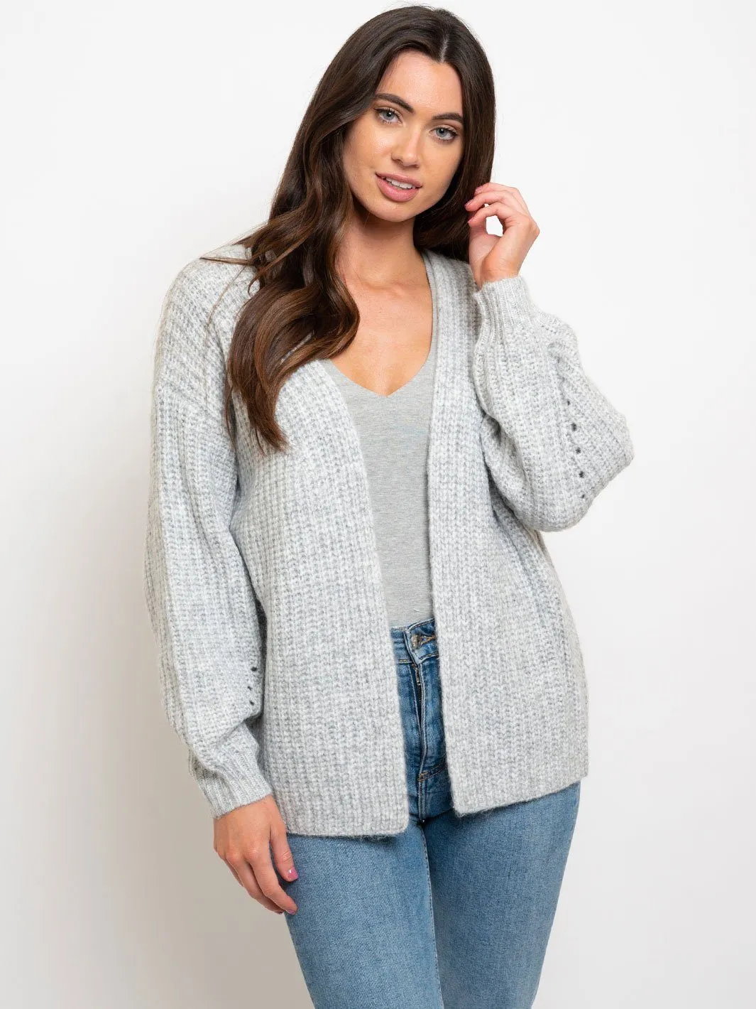 WOMEN'S OPEN CARDIGAN