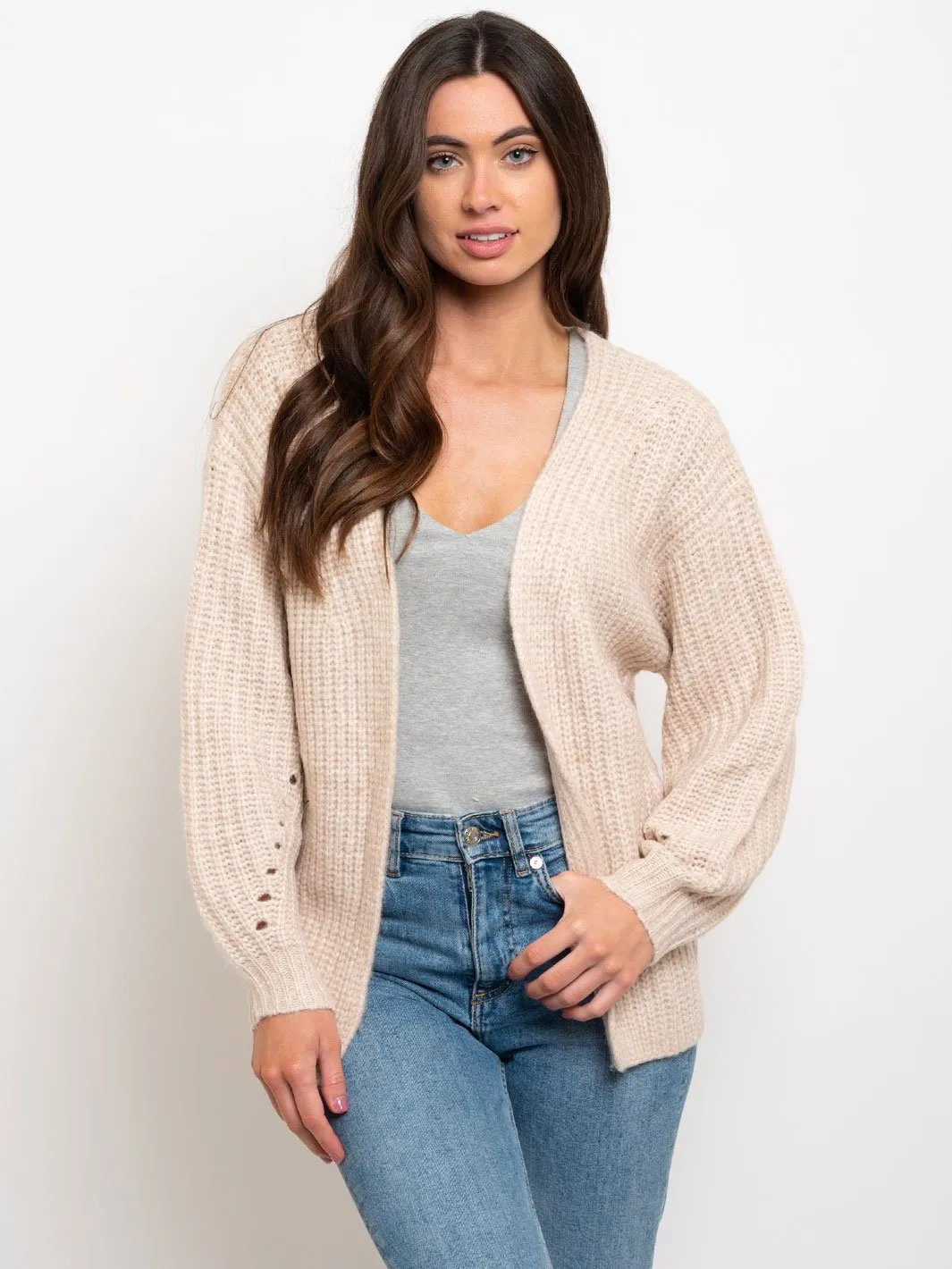 WOMEN'S OPEN CARDIGAN
