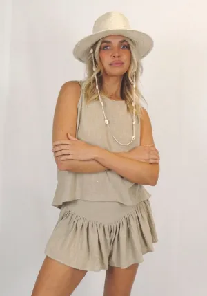 WS St Barts Tank - Almond