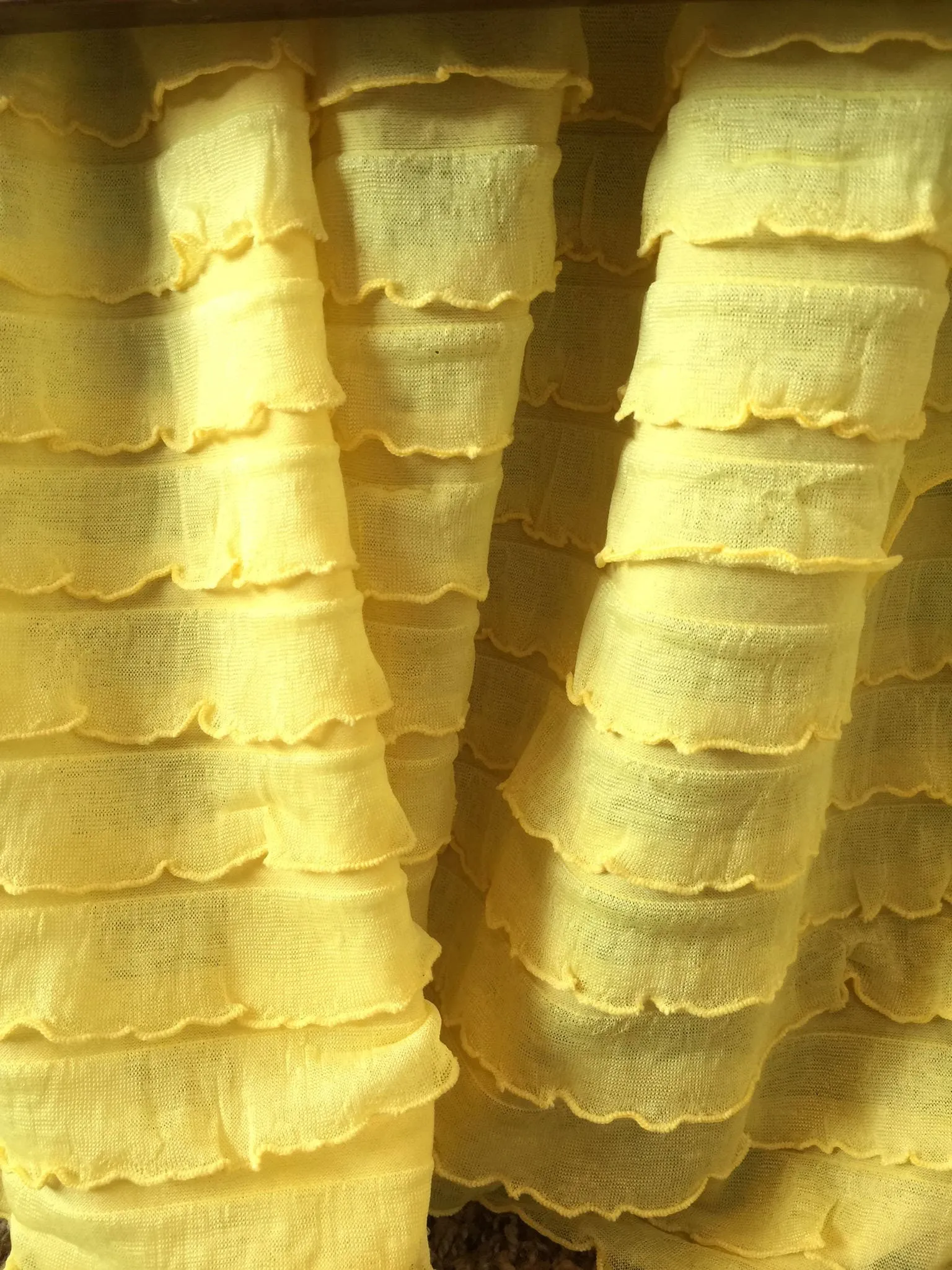 Yellow Crib Skirt Girl Nursery Bedding, Ruffle Bed Skirt Crib Dust Ruffle