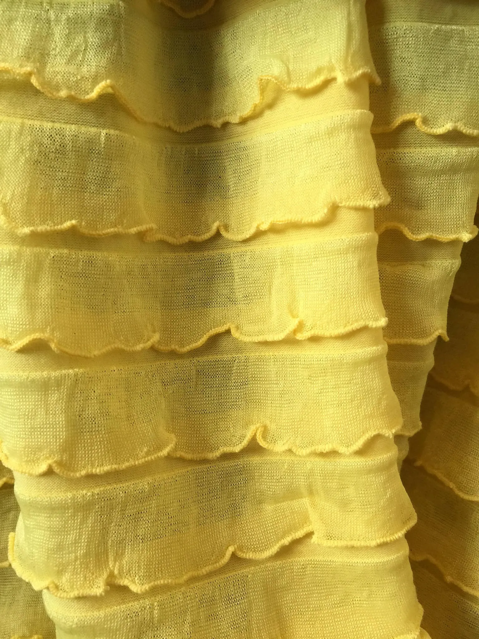 Yellow Crib Skirt Girl Nursery Bedding, Ruffle Bed Skirt Crib Dust Ruffle