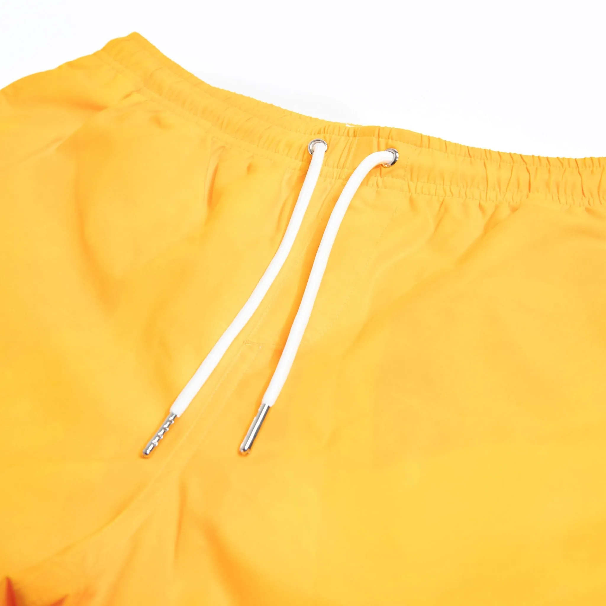 Yellow to Orange - 5" Swim Trunks   Color Changing by Bermies Swimwear
