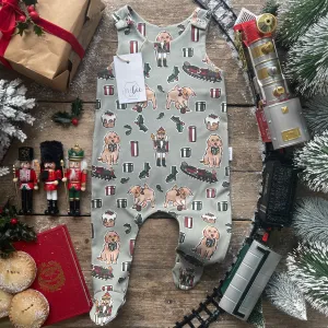 Yuletide Footed Romper | Ready To Post