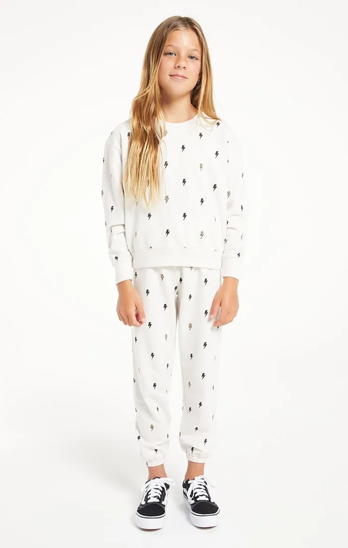 Z Supply Girls Spencer Bolt Jogger - Sandstone